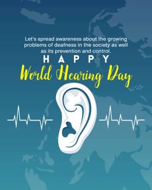 World Hearing Day poster