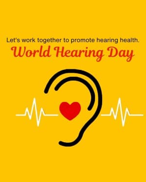 World Hearing Day illustration