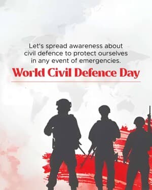World Civil Defence Day banner