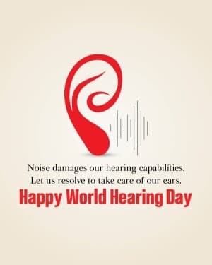 World Hearing Day banner