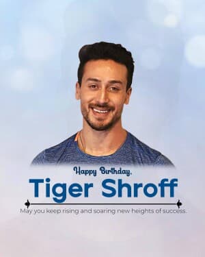 Tiger Shroff Birthday video