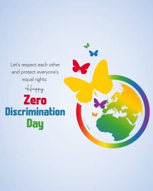 Zero Discrimination Day banner