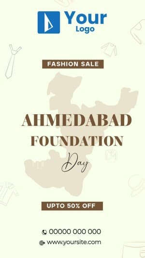 Ahmedabad Foundation Offers Social Media template