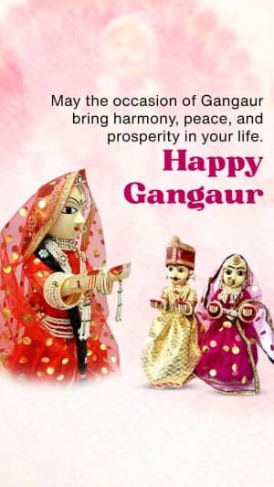 Gangaur insta Story graphic