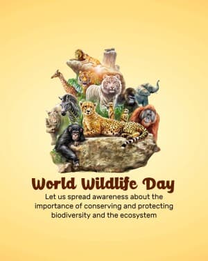 World Wildlife Day creative image