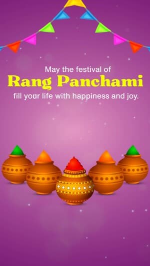 Rang Panchami insta Story. graphic