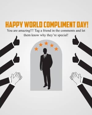 World Compliment Day poster