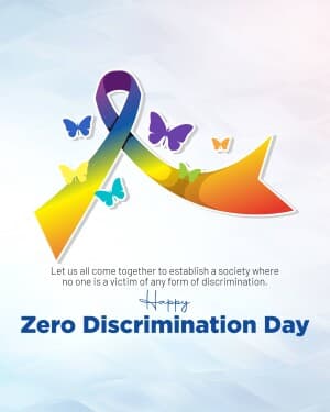 Zero Discrimination Day post