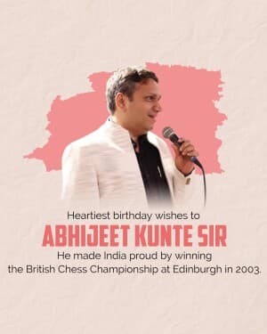 Grandmaster Abhijeet Kunte Birthday video