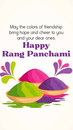 Rang Panchami insta Story. banner