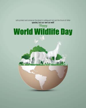 World Wildlife Day graphic