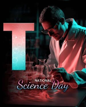 Premium Alphabet - National Science Day video