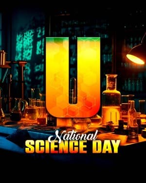 Premium Alphabet - National Science Day image