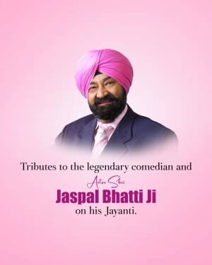 Jaspal Bhatti Jayanti video