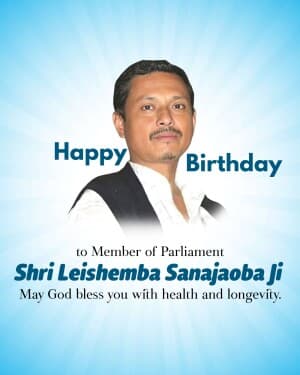 Leishemba Sanajaoba Birthday banner