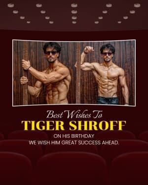 Tiger Shroff Birthday event poster