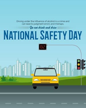 National Safety Day illustration