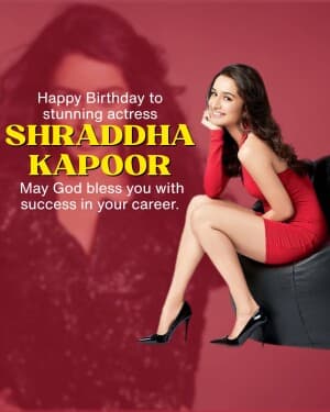 Shraddha Kapoor Birthday image