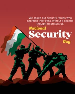 National Security Day graphic