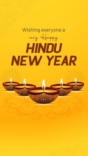 Hindu New Year insta Story image