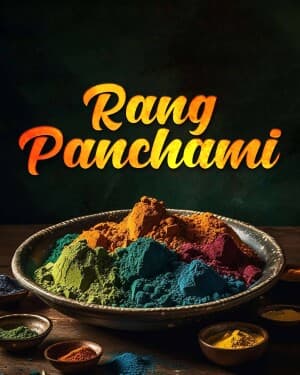 Exclusive Collection - Rang Panchami marketing flyer