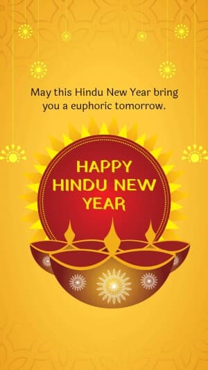 Hindu New Year insta Story flyer