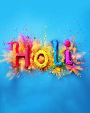 Exclusive Collection - Holi event advertisement