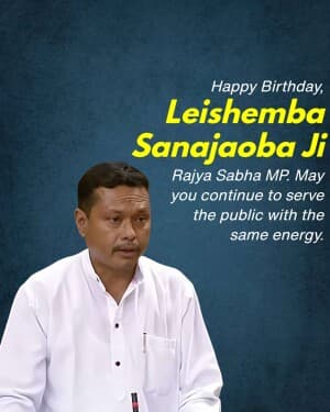 Leishemba Sanajaoba Birthday post