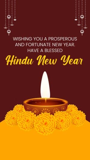 Hindu New Year insta Story banner