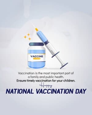 National Vaccination Day creative image