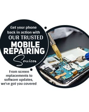 Mobile Repairing poster