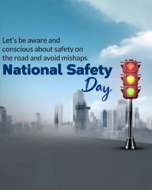 National Safety Day flyer