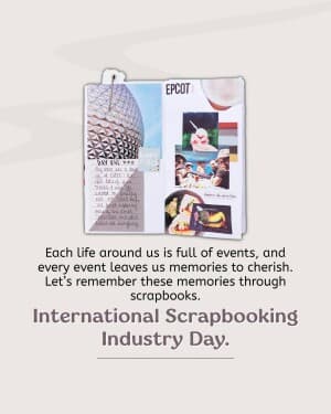 International Scrapbooking Industry Day poster