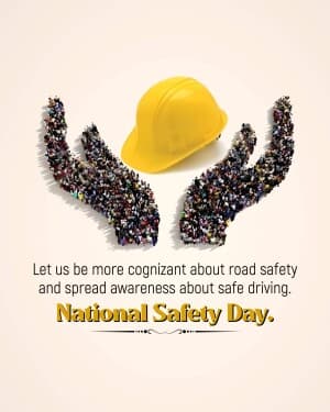 National Safety Day banner