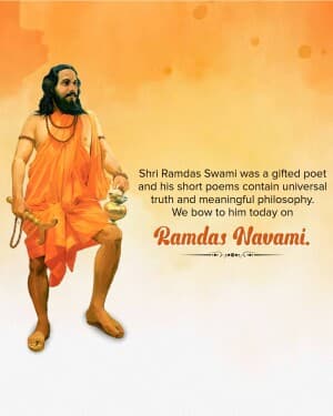 Ramdas Navami flyer