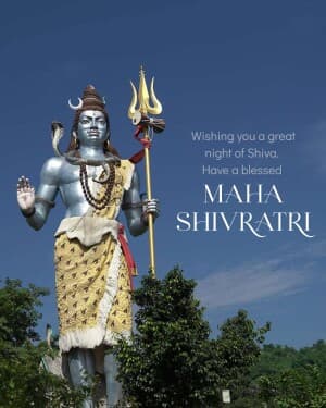 Maha Shivaratri Facebook Poster