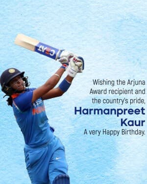 Harmanpreet Kaur Birthday graphic