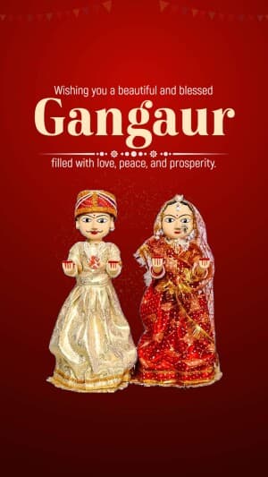 Gangaur insta Story image