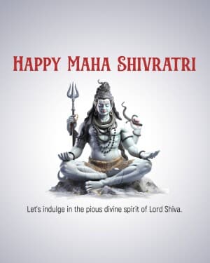 Maha Shivaratri creative image