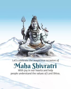 Maha Shivaratri poster Maker