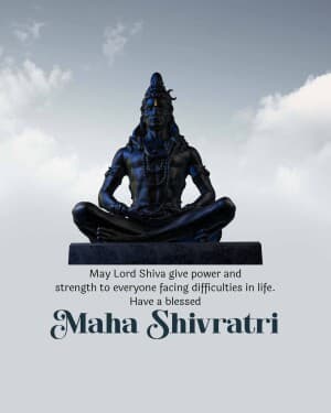 Maha Shivaratri event advertisement