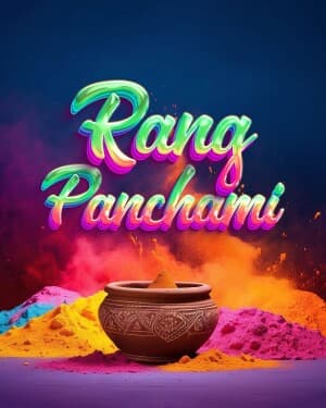 Exclusive Collection - Rang Panchami poster Maker