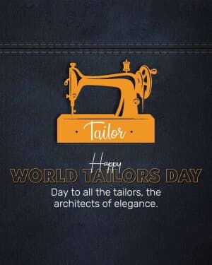 world tailor's day illustration