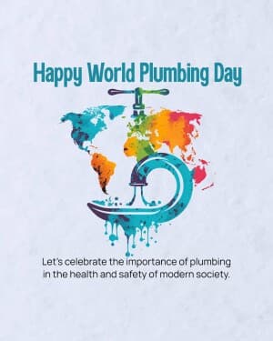 World Plumbing Day illustration