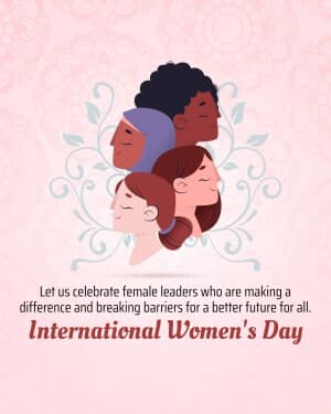 International women's day poster Maker