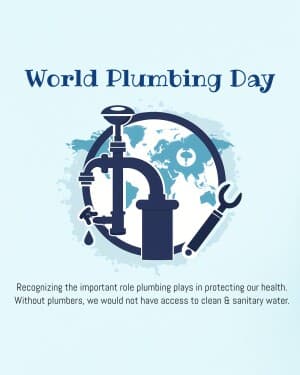 World Plumbing Day graphic
