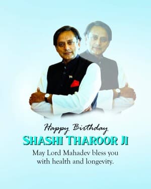 Shashi Tharoor Birthday video