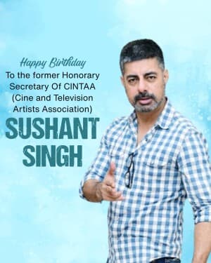Sushant Singh Birthday image