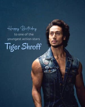 Tiger Shroff Birthday post