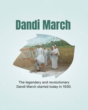 Dandi March Facebook Poster